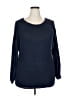 Rachel Zoe Solid Blue Pullover Sweater Size XXL - photo 1