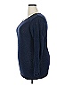 Rachel Zoe Solid Blue Pullover Sweater Size XXL - photo 5