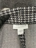 J.Jill Houndstooth Gray Black Formal Skirt Size L - photo 3