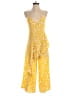 Maeve Animal Print Yellow Jumpsuit Size 2 - photo 1