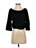 Assorted Brands 100% Rayon Black 3/4 Sleeve Blouse Size S - photo 1