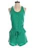 Assorted Brands Solid Green Romper Size XXS - photo 1