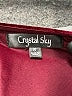 Crystal Sky Burgundy Cocktail Dress Size S - photo 6