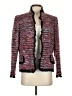 Dana Buchman Tweed Burgundy Wool Blazer Size P (estimated, petite) - photo 1