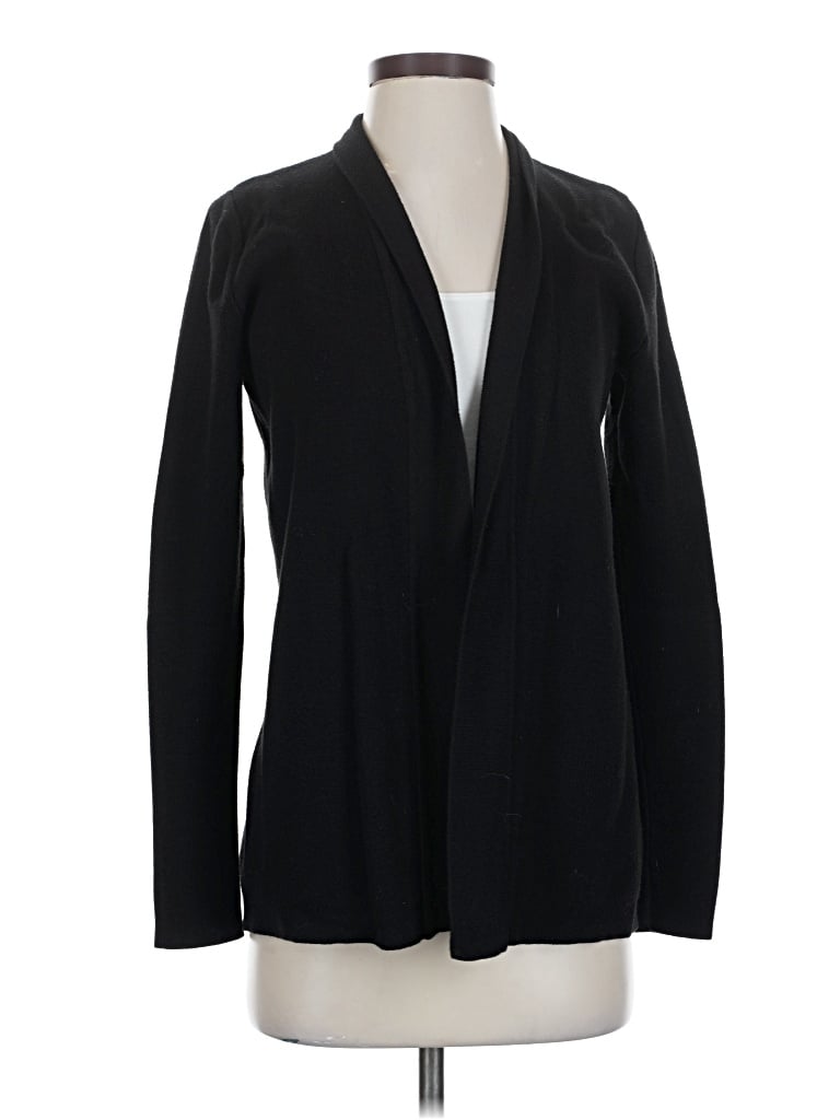 Pre-owned Hampshire Studio Cardigan Sweater In Black