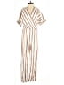 Maje Stripes Ivory Jumpsuit Size EU (FR) 36 / US 4 - photo 1