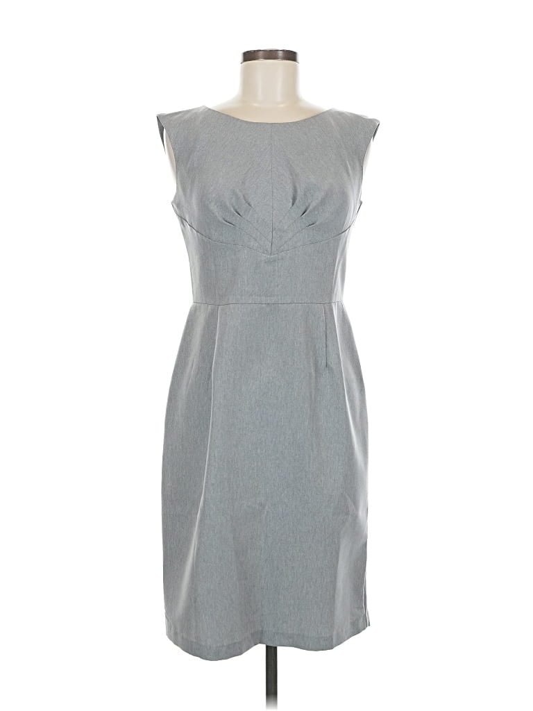 Pre-owned Karin Stevens Cocktail Dress In Gray