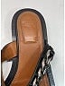 Givenchy Silver Black Leather Chain Link Sandals Size 7 - photo 6
