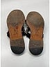 Givenchy Silver Black Leather Chain Link Sandals Size 7 - photo 11