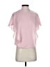Halston Heritage Pink Short Sleeve Blouse Size 0 - photo 1