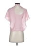 Halston Heritage Pink Short Sleeve Blouse Size 0 - photo 2