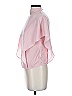 Halston Heritage Pink Short Sleeve Blouse Size 0 - photo 5