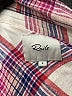 Rails Plaid Pink Short Sleeve Button-Down Shirt Size S - photo 3
