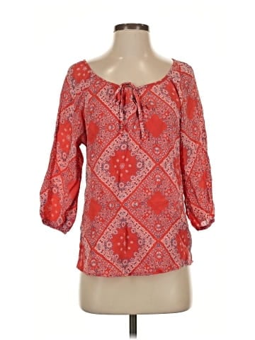 Lucy Love 3/4 Sleeve Blouse (view 1)