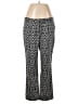 Laundry by Shelli Segal Print Black Casual Pants Size 8 - photo 1