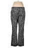 Laundry by Shelli Segal Print Black Casual Pants Size 8 - photo 2