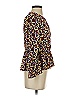 Madewell 100% Polyester Burgundy Long Sleeve Blouse Size XXS - photo 4