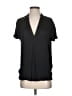 Reset 100% Polyester Black Short Sleeve Blouse Size S - photo 1