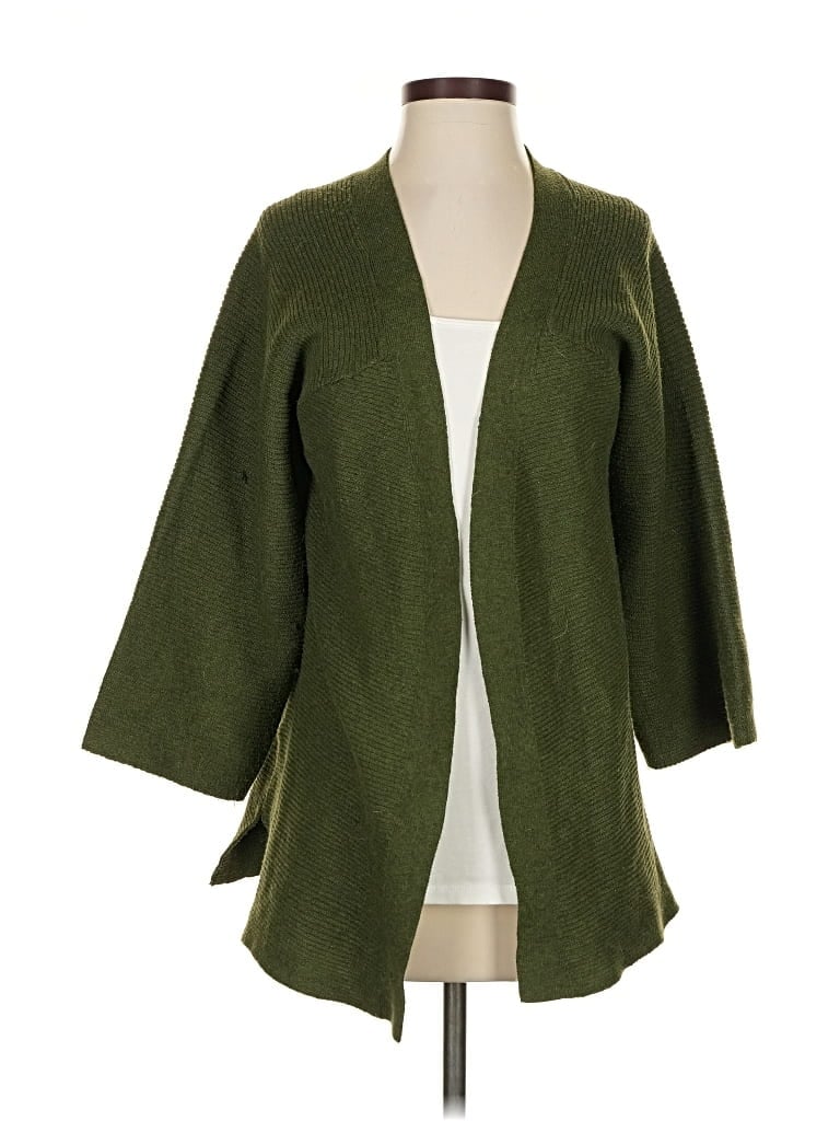 Pre-owned Andrea Jovine Cardigan Sweater In Green