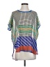 Clover Canyon 100% Polyester Blue Short Sleeve Blouse Size XS - photo 1