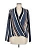 Ann Taylor 100% Polyester Blue Kimono Size S - photo 1