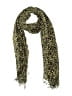 Unbranded Animal Print Yellow Tan Scarf One size - photo 1