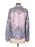 E3 by Etcetera Paisley Purple Long Sleeve Blouse Size 0 - photo 2