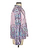 E3 by Etcetera Paisley Purple Long Sleeve Blouse Size 0 - photo 4