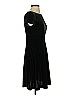 Chaps Solid Black Cocktail Dress Size S - photo 4