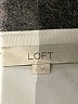 Ann Taylor LOFT 100% Polyester Ivory Sleeveless Blouse Size L - photo 7