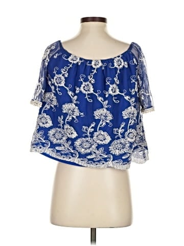 Lovers + Friends Short Sleeve Blouse (view 2)