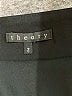 Theory Solid Black Wool Skirt Size 2 - photo 4