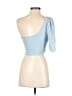 Zara Blue 3/4 Sleeve Top Size XS - photo 2