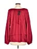 Chigant Red 3/4 Sleeve Blouse Size L - photo 2