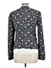 Halogen 100% Polyester Print Gray Blazer Size L - photo 2