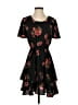 Randi May Collection 100% Polyester Floral Black Casual Dress Size 4 - photo 1