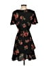 Randi May Collection 100% Polyester Floral Black Casual Dress Size 4 - photo 2