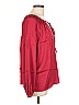 Chigant Red 3/4 Sleeve Blouse Size L - photo 4