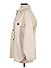 Zara 100% Polyester Ivory Coat Size XS - photo 5