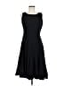 Calvin Klein Solid Black Cocktail Dress Size 6 - photo 1