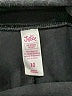 Justice Color Block Black Track Pants Size 10 - photo 3