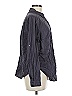 Torrid 100% Cotton Solid Gray Long Sleeve Button-Down Shirt Size Med Plus (00) - photo 4