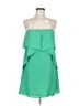 BCBGMAXAZRIA Runway 100% Polyester Solid Green Cocktail Dress Size 8 - photo 1