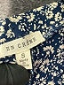 En Creme 100% Rayon Floral Blue Shorts Size S - photo 3