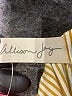 Allison Joy 100% Polyester Stripes Yellow Long Sleeve Blouse Size XS - photo 7