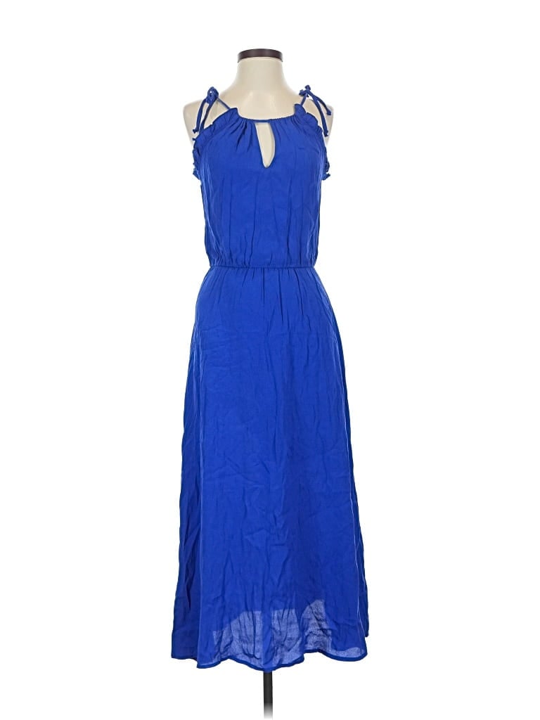 Pre-owned Fraiche By J Casual Dress In Blue