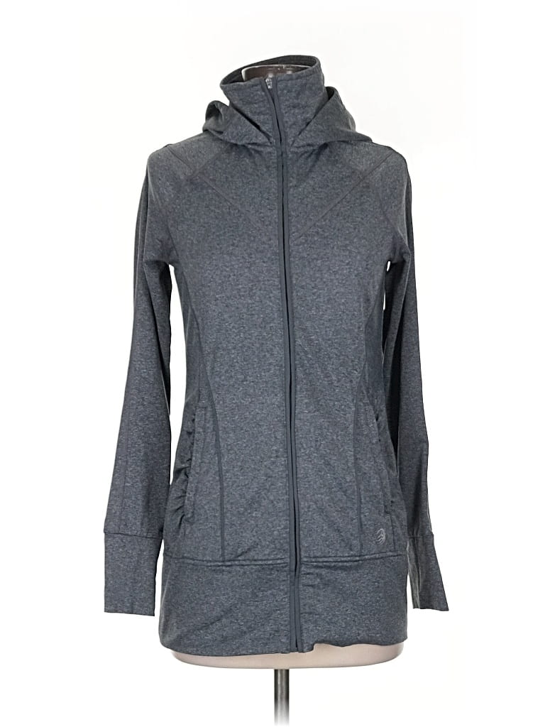 Pre-owned Mpg Zip Up Hoodie In Gray