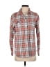 J.Crew 100% Cotton Plaid Pink Long Sleeve Button-Down Shirt Size S - photo 1
