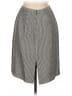 Unbranded 100% Silk Houndstooth Gray Silk Skirt Size 12 - photo 2