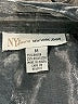 NY Jeans Metallic Silver Long Sleeve Blouse Size M - photo 7